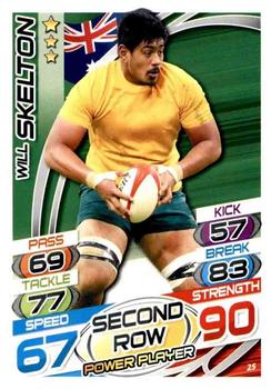 2015 Topps Rugby Attax #25 Will Skelton Front